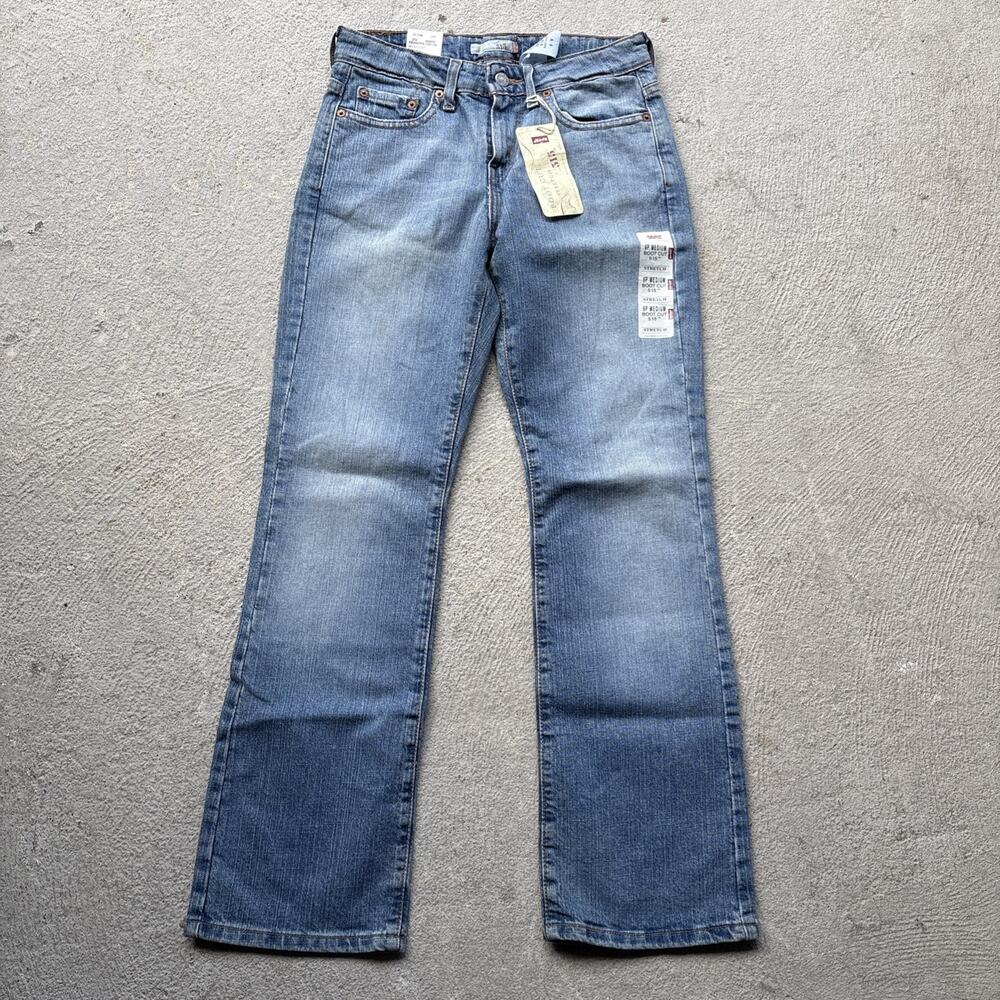 Vintage Levi's Jeans Womens 6 P M Stretch 515 Nouveau Boot Cut Low Rise Petite